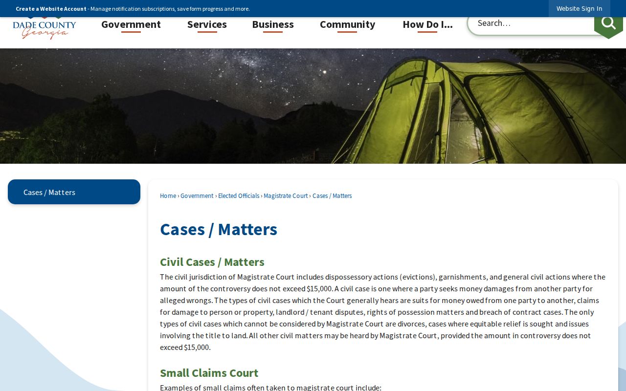 Dade County probable cause and warrant information